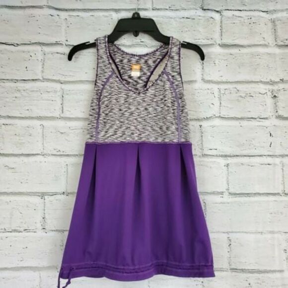 Lucy Racerback Workout running tank Top purple Womens Size Medium Polyester - Picture 1 of 6